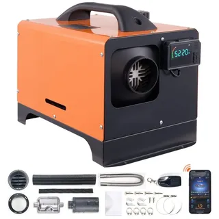 Vevor Luft-Dieselheizung Standheizung 8 kW orange