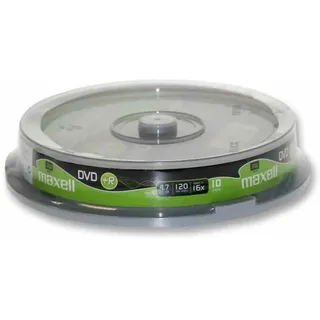 Maxell 10 x DVD+R - 4.7 GB 8X - Spindel, 275632