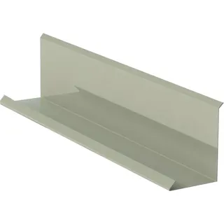 Wandanschluss Br. 250 mm, 3 m, Prefalz stucco, Hellgrau P.10 RAL 7005