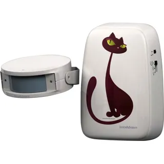 Cat & Hound Cat doorbell Haustier-Türklingel 1 Stück Weiß