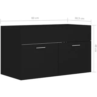 vidaXL 804657 Badezimmer-Möbel-Set