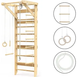 Sprossenwand Cherry Active - Holz, für kinderzimmer - Braun