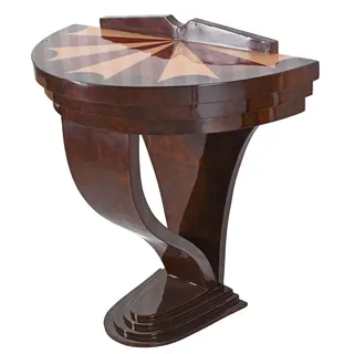 Art Deco Tischkonsole Antik Flurtisch Wandtisch 20er Konsolentisch Intarsien