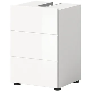 inn.furn Waschbeckenunterschrank 1-türig 38 x 56 x 34 cm Weiß