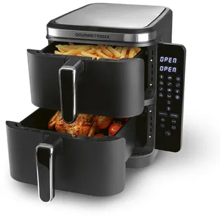 FryUp Vertikale Doppelkammer Schwarz 15472