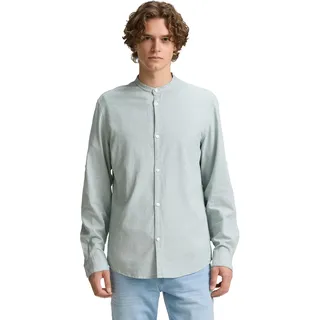 TOM TAILOR Denim Herren Slim Fit Hemd mit Struktur