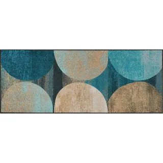 Wash+Dry Galaxia 75 x 190 cm Blau/Beige/Schwarz