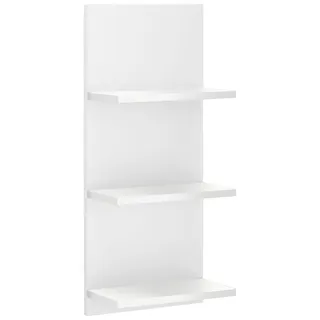 welltime Wandregal »Palermo, Breite 30 cm made in Germany« 3 Regalböden, weiß