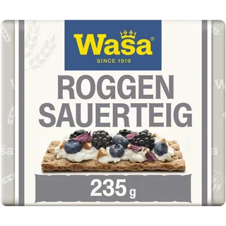Barilla Wasa Roggen traditionell Vollkorn Knäckebrot mit Natursauerteig 235g