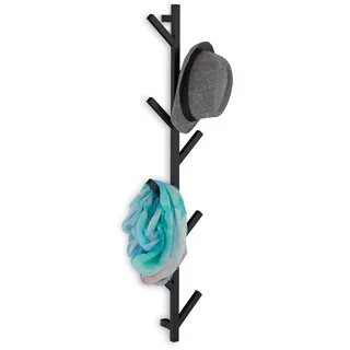 Relaxdays Wandgarderobe Relaxdays Schwarz