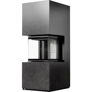 Kratki Kaminbausatz NBC 500/500 Stahl Grau