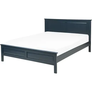 Beliani Olivet 140 x 200 cm Dunkelblau