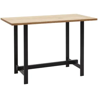 Valnatura Bartisch , Schwarz, Eichefarben , Holz, Metall , Eiche , massiv , rechteckig , eckig , 70x110x140 cm , in verschiedenen Größen erhältlich, in verschiedenen Holzarten erhältlich , Esszimmer, Esstische, Stehtische