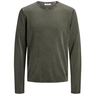 JACK & JONES Strickpullover »JJELEO KNIT CREW NECK NOOS«, mit Rundhalsausschnitt Jack & Jones Dusty Olive, L