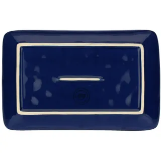 ROSE & TULIPANI MILANO Rose&Tulipani Concerto Tablett, rechteckig, 50 x 33 cm, Blau Indigo