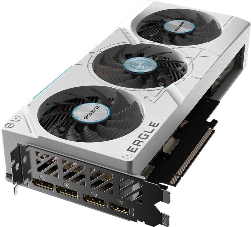 Bild von GeForce RTX 4070 Ti SUPER Eagle OC Ice 16G, 16GB GDDR6X, HDMI, 3x DP (GV-N407TSEAGLEOC ICE-16GD)