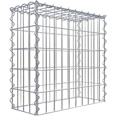 Bild Gabione silbergrau, Maschenweite 5 x 10 cm