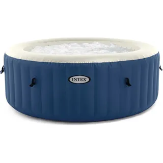Intex 28430NP Whirlpool PureSpa Bubble bis 4 Personen aufblasbar 196cm 140 Düsen - Blau