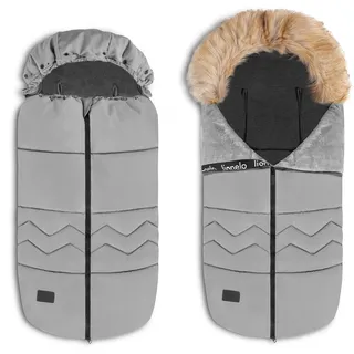 lionelo Lionelo, Kinderwagen Fusssack, Fusssack Frode Grey Dove