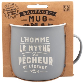 MUG NOMADE - Personalisierte Tee- und Kaffeetasse Angler – Geschenk für Damen und Herren