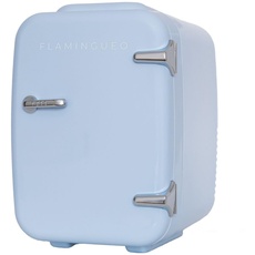 Flamingueo Mini Kühlschrank 4L - Kühlschrank Klein 12V/220V, Mini Fridge, Funktion Kühlen und Heizen, Mini Kühlschrank Skincare, Getränkekühlschrank