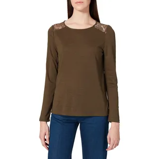 ONLY Damen Onljodi Life L/S TOP JRS Bluse, per Pack Grün (Grape Leaf Grape Leaf), 38 (Herstellergröße: M)
