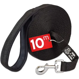 Hund IST König® 10m Schleppleine | für Hunde mit gepolsterter Handschlaufe 1 St