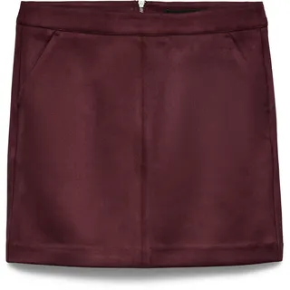 Vero Moda Lederimitatrock Damen Rot 34