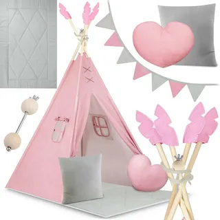 Tipi-Zelt für Kinder NK-406 Nukido - Pink