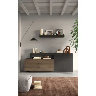 INOSIGN Sideboard »Freedom« Breite 199 cm mit 2 Türen und 3 Schubkästen (in verschiedenen Farben), braun