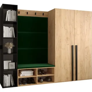 Garderobe MIRO Set 4 mit gepolsterten Paneelen Industrial Design