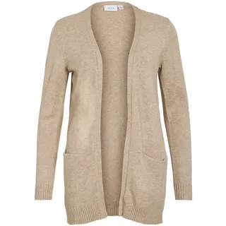VILA Viril Open Strickjacke Beige M