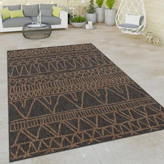 Paco Home Illusion 321 Outdoor-Teppich 120 x 220 cm Beige