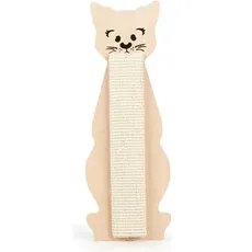 Beeztees BZ SISAL KRATZBRETT KATZE M.CA (60 cm, Weiss), Katzenbaum