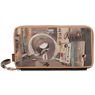 Anekke Shōen Geldbörse Damen Multicolor dunkelbraun