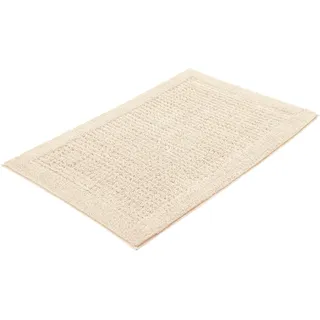 KLEINE WOLKE Badteppich Net Beige 90 x 60 cm
