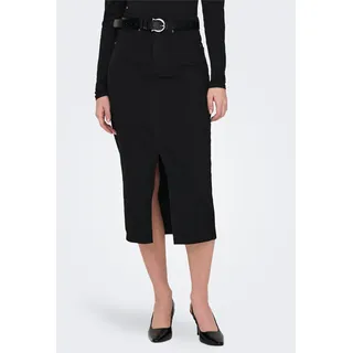 Only Jeansrock »ONLSIRI FRONT SLIT SKIRT DNM GUA NOOS«, schwarz