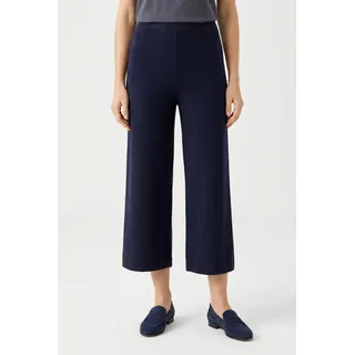 Culotte RICHROYAL, Damen, Gr. L, N-Gr, blau (midnight blau), Jersey, Obermaterial: 81% Polyester, 14% Viskose, 5% Elasthan, ca. Mitte Wade, Hosen Culotte