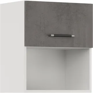 Impuls Küchen Hängeschrank Klapphängeschrank Prag und Valencia 50 x 34,2 x 57,9 cm Grau