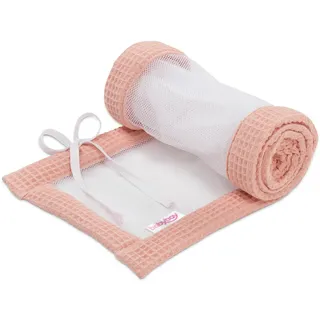 babybay Nestchen Mesh-Waffelpiqué passend für Modell Boxspring XXL, apricot rosé