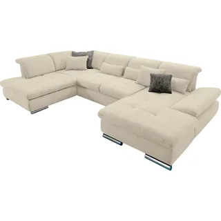 Set One by Musterring Wohnlandschaft U-Form 3-Sitzer Beige
