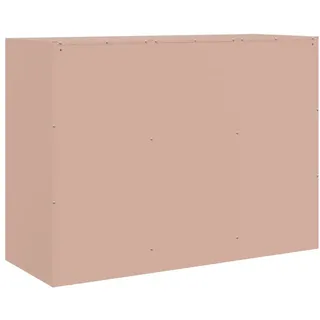 vidaXL Sideboard Rosa 99x39x73 cm Stahl