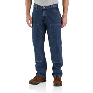 CARHARTT Double-Front Logger Jeans - Blau (H45) - W32/L34