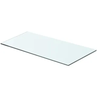 vidaXL Glasboden Glasscheibe Glasplatte für Glasregal Transparent 60 cm x 25 cm