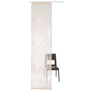 Schiebegardine OTTO HOME "Anna" Gr. 2, beige (sand), B:57cm H:175cm, Ausbrenner, Polyester, Viskose, Gardinen, Schiebegardine, Inkl. Befestigungszubehör, Breite: 57 cm