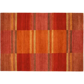 Wollteppich OCI DIE TEPPICHMARKE "Sensation Soya" Gr. 7, braun (kastanie), B:250cm H:6mm L:350cm, Seide, Wolle, Teppiche, Wollteppich, handgeknüpft, Nepal, reine Wolle, Wohnzimmer