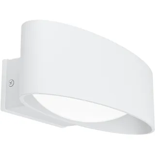 EGLO Außenleuchte Aluminium Kunststoff 8x14x27 cm 1 Stück weiß