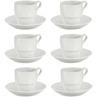 San Ignacio Kaffeetasse 0,2 l Weiß 6 St.