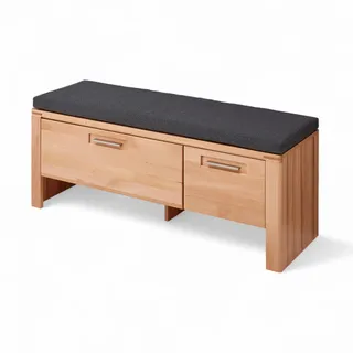 Stella Trading Schuhbank 120 x 48 x 40 cm braun / Kernbuche