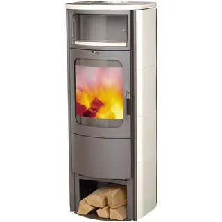 Kaminofen HARK "»Opera B Grande«", weiß (grau), Kaminöfen, Kaminofen